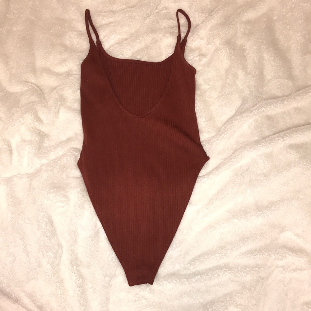 forever 21 rust bodysuit - Picture 2 of 3